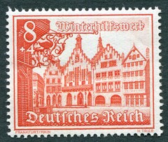 GERMANY Third Reich 1939 8pf+4pf orange-red SG722 MH FG Winter Relief Fund #B01