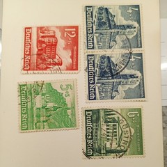Complete Set German 1939 Deutsches Rhiech WW2 Winterhilfswerk & 5 1940 Stamps