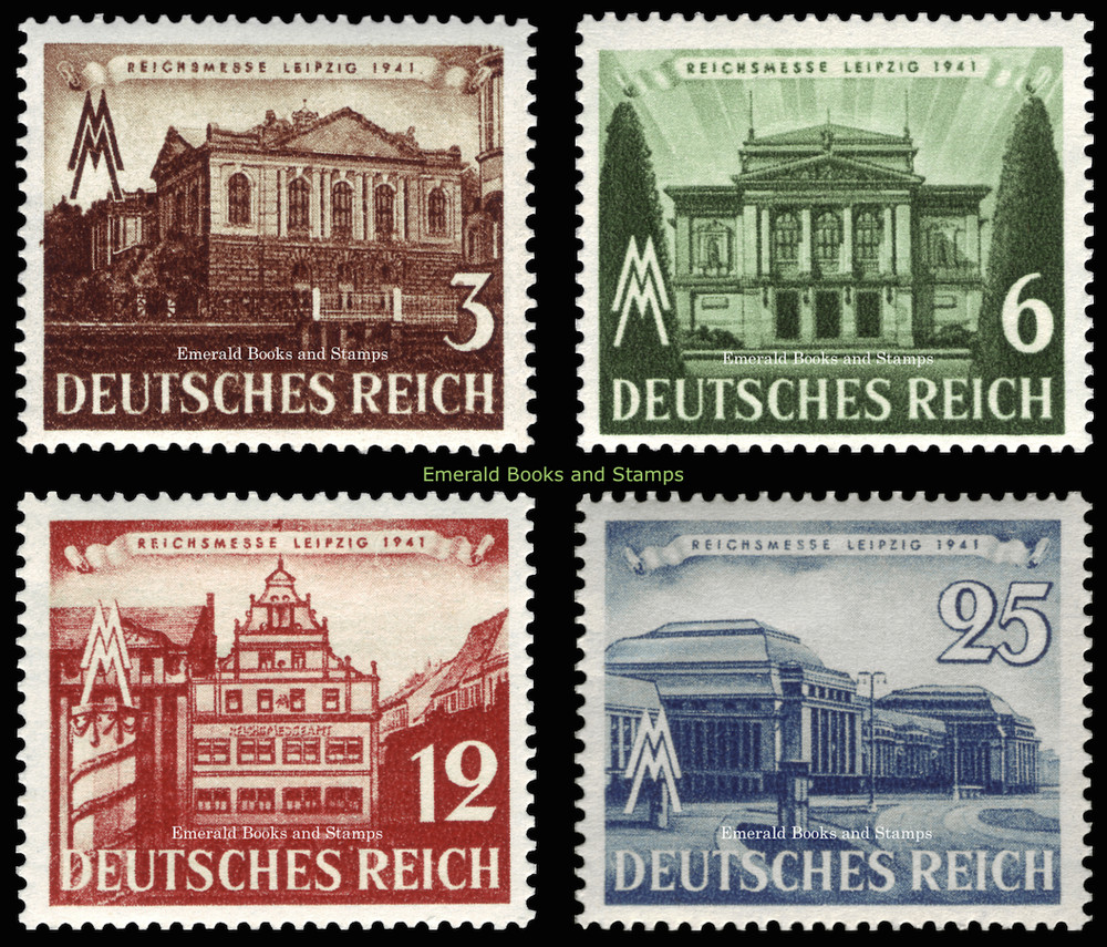 EBS Germany 1941 – Leipzig Spring Fair – Michel 764-767 – MNH** – cv $21.00