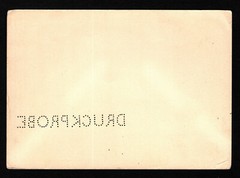 OPC 1934 6pf Hindenburg Druckprobe Specimen Postal Stationary Card