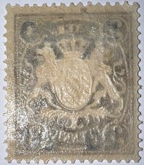 Travelstamps: 1920 Germany Bayern Overprint Stamp Mi 177 – Mint MOGH
