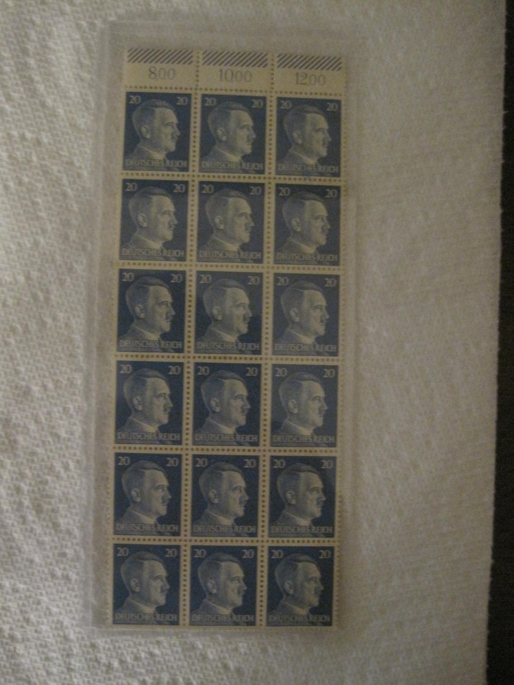 Unused Germany WW2 Third Reich Adolf Hitler Stamp Lot FREE SHIPPING!