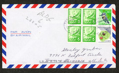 Japan 1998 Tokuyama Airmail Cover Kingfisher Beetles Birds Stamps