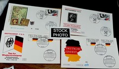 EIGHT DIFFERENT GERMANY 🇩🇪 FDC SEE BOTH SCANS LOOK 👀 1341