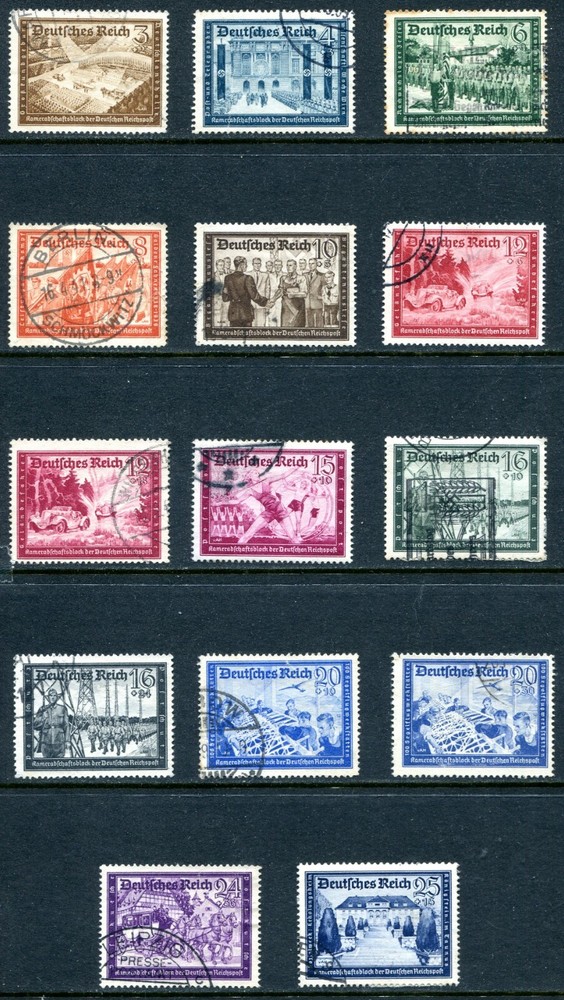 Germany 1939 – 1941 Semi-Postal Used Lot