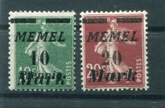 Memel 108/109 SET** MNH UNUSED y74232