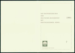 GERMANY FOLDER 1991/07 INTERNAT. TOURISMUS-BÖRSE BERLIN