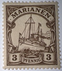 Travelstamps: GERMANY MARIANEN STAMPS WW1 Stamps Kaiser’s Yacht MOGNH UnWmk