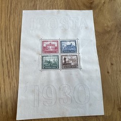 GERMANY 1930 IPOSTA Miniature Sheet SG
