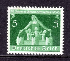 Germany Scott # 474 VF MNH 1936 5 Pfg. 6th Intl Congress of Municipalities