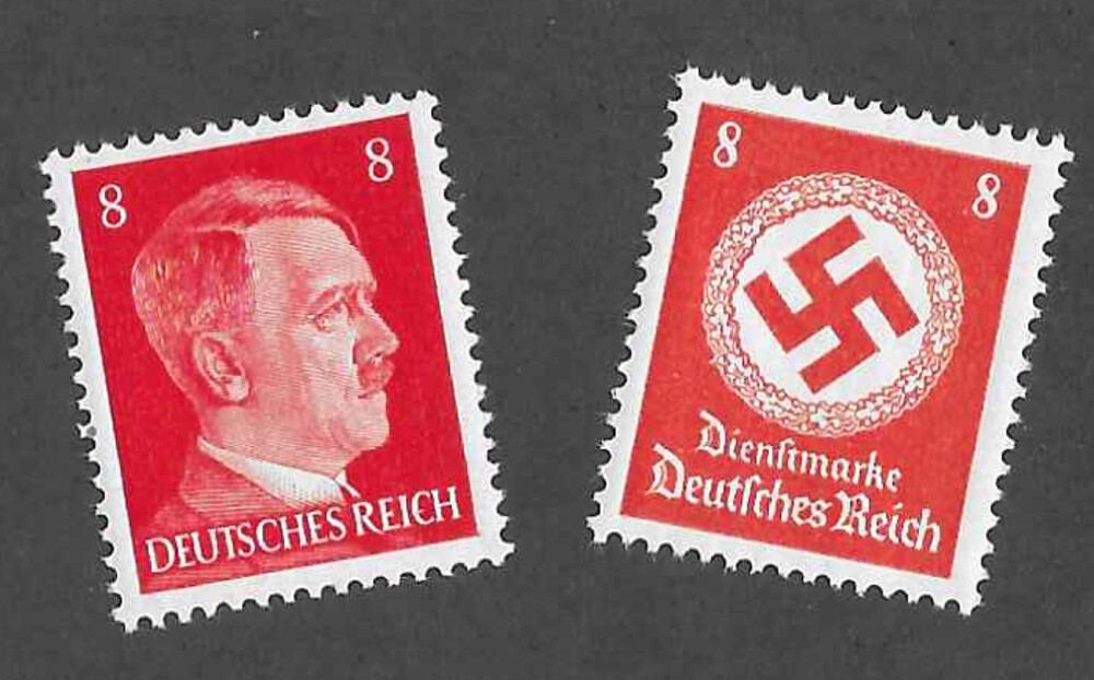 PF08 Adolf Hitler & WWII Germany MNH postage stamp set 1942 Third Reich era