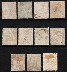 OPC 1868 North German Confederation 1st Set #1-11 Used 46709