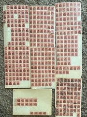 GERMAN HYPERINFLATION STAMP LOT – $2M, $200M, $220M, $2B OVRERPRINTS MINT USED