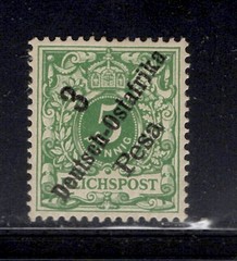 GERMAN REICHPOST STAMP OVERPRINT MINT HINGED LOT 74461