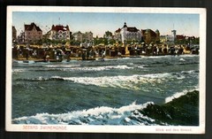 GERMANY Scott’s 243 ( 1923 ) 15th m on 40m Surcharge F/VF Used Pair on Postcard