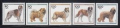 GERMANY Borzoi, Chow Chow, Collie, St. Bernard & Briard DOGS MNH set
