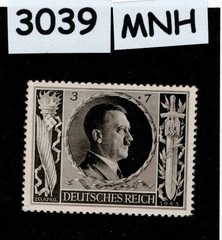 MNH stamp B231 Adolf Hitler 1943 Birthday / WWII Germany / Third Reich #3039