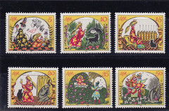 DDR MNH ** 2914-9 Scott 2451 Pushkin Fairy tales singles