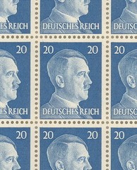 Lot Stamp Germany 3 Sheet 1941 WWII 3rd Reich Fascism Adolf Hitler AH MNH MNG