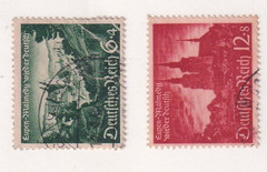 Deutsches Reich used 748-9 SC B174-5 Occupation of Eupen Malmedy
