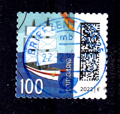 GERMANY Mint Ships Sailboat Two-Masted Mi 3653 Briefzentrum 25 Single