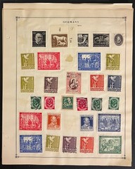 Germany, DDR, & German States Stamp Collection Album Pages Mint & Used ZAYIX