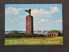 WW2 German Kriegsmarine Monument 1989 Kiel U-Boot-Ehrenmal Möltenort Postcard