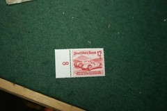 Stamp Set B141-143 1939 Nurburgring overprint Berlin Auto show Volkswagen