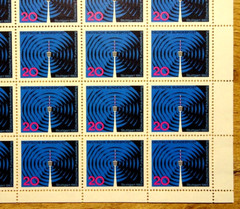 Bund No. 481 sheet mint FRG 1965 radio exhibition Stuttgart form number 0
