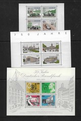 Germany. Set_260113#10SS (U/M, see scans). 10 souvenir sheets.