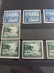 Collection Of 33 Third Reich German Stamps Midt 1930s- Early 1940s