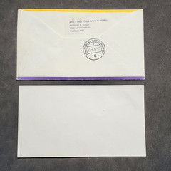 German Germany cover Air Mail Luftpost Lufthansa Frankfurt 1975