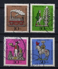 Germany – BRD : Tin Toys Semi-postal set from 1969 – used