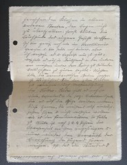 1915 Feldpost Germany Air Flight Park Letter Sheet Cover
