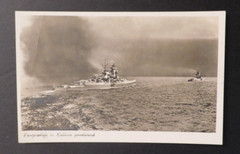 1941 Norden Germany RPPC Feldpost Cover Postcard Kriegsmarine Navy Battleship