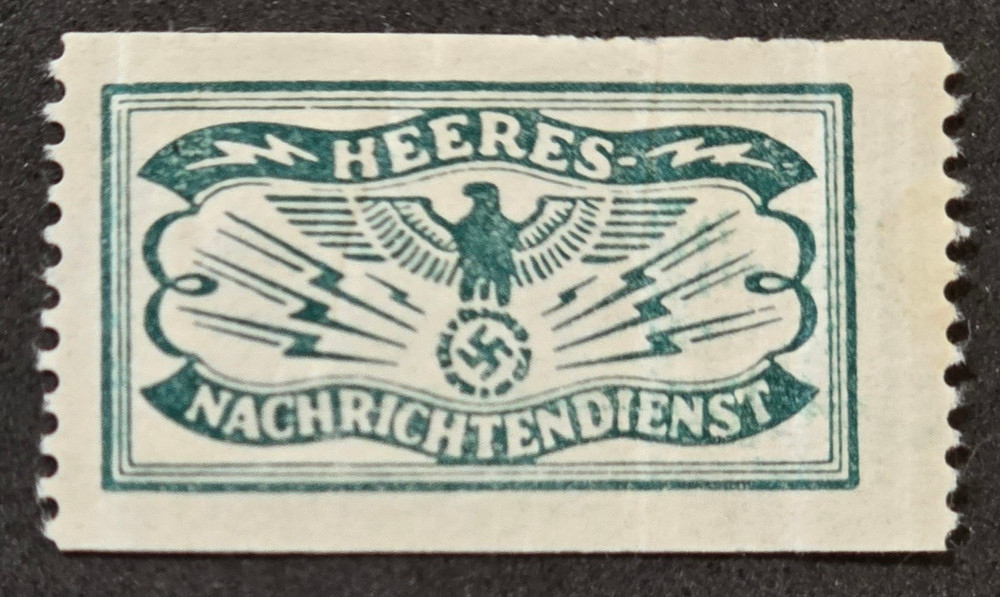 WW2 Nazi German Third Reich Herres Wehrmacht Army News service Military Stamp