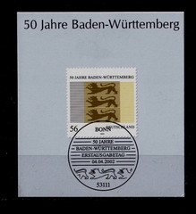 Germany Anniversaries History Politics Arms Animals Baden Württemberg Mi 2248 O