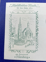 1949 Germany Christkindles Market Christmas Cancel Nuremberg to Black Earth, WI