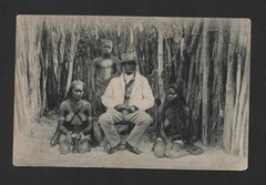 GERMANY SOUTH WEST AFRICA 1911 LUDERITZ (NOW NAMIBIA) TYING 5PF. ON POST CARD