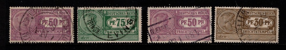 Germany Early 1900s – 4 Revenues Better Cancels – S40794