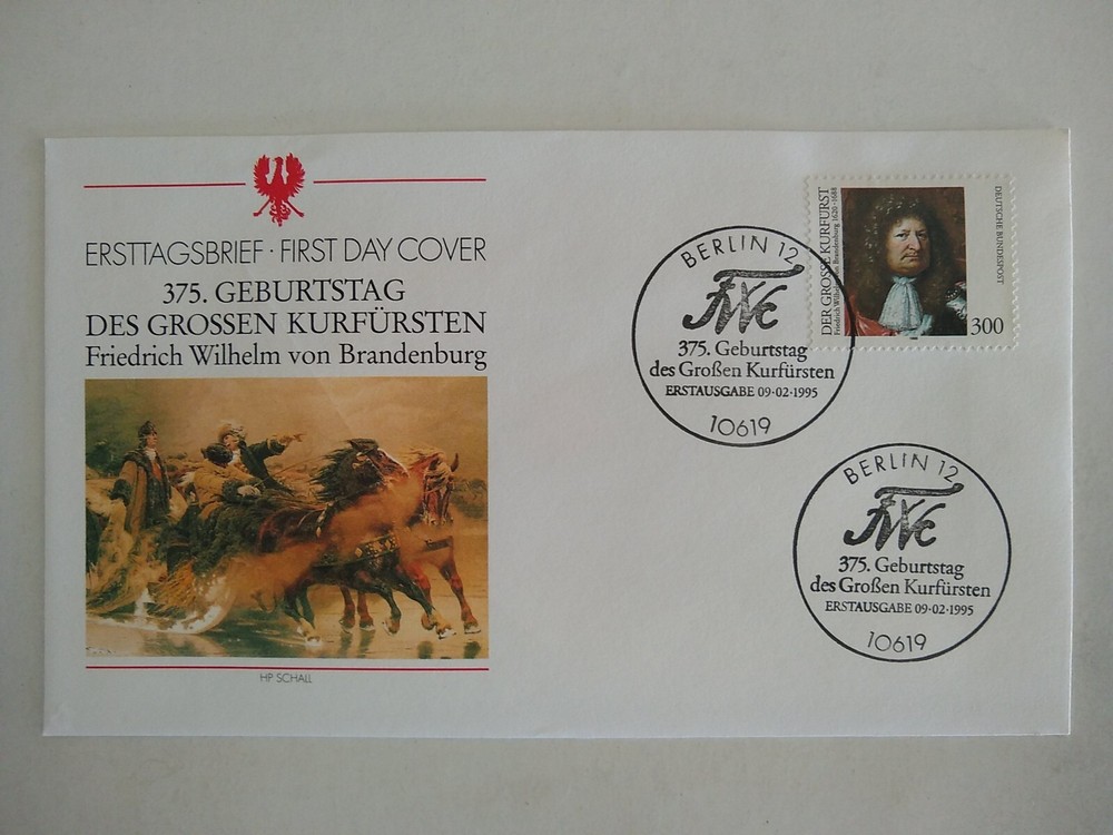 Germany 1995 Des Grossen K. – Historic Person FDC MNH , Berlin