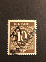 Germany 1948 Post WWII LOCAL overprint (FELDBERG) 10 Pf. MNH /s1 #726
