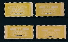 Stamp Germany Revenue WWII 3rd Reich NSZ National Newspaper Set June MNG