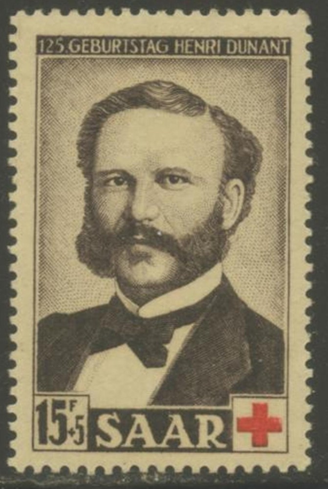 SAAR Sc#B95 1953 Henri Dunant-Red Cross Complete OG Mint Hinged