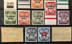 Germany 3rd Reich Danzig 1939 Mi 716-729 Sc 241-54 MNH „CERTIFIED SCHLEGEL BPP“