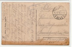 WWI 1916 German Feldpost Postcard SEDAN France – Kriegslazarett XVII Hospital Ca