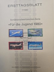 Germany 1980 complete year in ERSTTAGSBLATT (26 SETS) in perfect condition