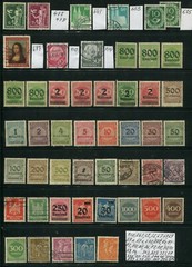 /Germany Stamps Reich & Weimar rep.lot of 49 stamps