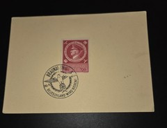 VERY RARE GERMANY 1944 HITLER’s 55TH BIRTHDAY 1ST DAY CANCEL CARD UNIQUE