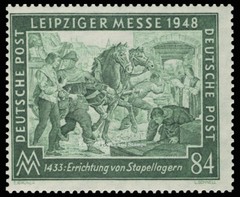 EBS Germany 1948 Allied Occupation – Leipzig Spring Fair – Michel 967-968 MNH**